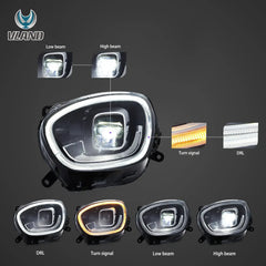 VLAND UK 17-20 Mini Countryman F60 Full LED Dual Beam Projector Headlights