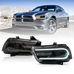 VLAND UK LED Headlights For Dodge Charger 2011-2014