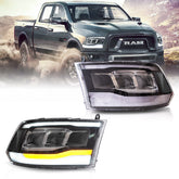 VLAND UK LED Headlights 2009-2018 Dodge RAM 1500 2500 3500 with E-Mark