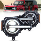 VLAND UK 2021-2024 Ford Bronco RGB LED Projector Headlight-Only Left Hand