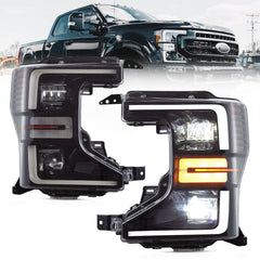 VLAND UK 2020-2022 Ford F250 F350 F450 F550 Super Duty LED Headlights