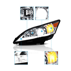 VLAND UK LED Headlights For 2010-2012 Lexus ES350