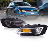 VLAND UK 2009-2017 Volkswagen Polo MK5 LED Headlights with E-Mark