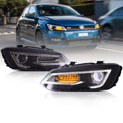 VLAND UK 2009-2017 Volkswagen Polo MK5 LED Headlights with E-Mark
