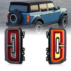 VLAND UK LED Tail lights For Ford Bronco 2021-2024