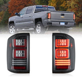 VLAND UK LED Tail lights For 2014-2018 Chevrolet Silverado 1500 2500HD 3500HD