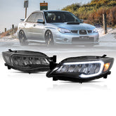 VLAND UK LED Headlights For Subaru Impreza 2008-2011 & WRX 2008-2014