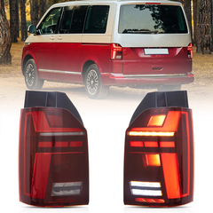 VLAND UK VW Multivan Transporter 2015-2024 T6/t6.1 FULL LED Tail Lights Sequential Only fit factory halogen