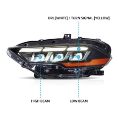 VLAND UK Ford Mustang 2018-2023 LED Headlights