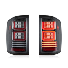 VLAND UK LED Tail lights For 2014-2018 Chevrolet Silverado 1500 2500HD 3500HD