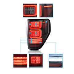 VLAND UK LED Tail Lights Ford F150 2009-2014 12th Gen