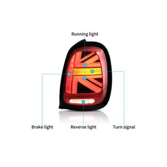 VLAND UK LED Tail Lights 2014-2019 Mini Cooper Hatch F55 F56 F57
