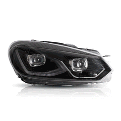 VLAND UK LED Headlights For 2009-2014 Volkswagen Golf 6 MK6 with E-Mark