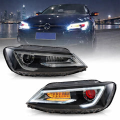 VLAND UK Headlights 2012-2018 Volkswagen Jetta/Sagitar MK6 with E-Mark
