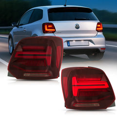 VLAND UK 09-17 Volkswagen Polo 5th Gen (LWB/SWB) Vland LED Tail Lights With Sequential Turn Signal with E-Mark