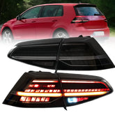 VLAND UK LED Tail Lights 2013-2021 Volkswagen Golf 7 MK7 with E-Mark