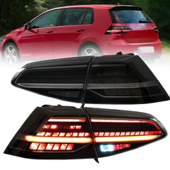 VLAND UK LED Tail Lights 2013-2021 Volkswagen Golf 7 MK7 with E-Mark
