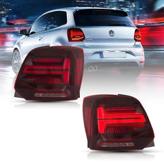 VLAND UK 09-17 Volkswagen Polo 5th Gen (LWB/SWB) Vland LED Tail Lights With Sequential Turn Signal with E-Mark