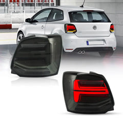 VLAND UK 09-17 Volkswagen Polo 5th Gen (LWB/SWB) Vland LED Tail Lights With Sequential Turn Signal with E-Mark