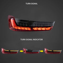 Vland UK18-24 BMW 3 Series G20/G80 M3 Vland OLED Tail Lights Sequential Turn Signal With Dynamic Welcome Lighting