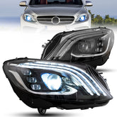 VLAND UK LED Headlights 2015-2020 Mercedes Benz C-Class 4th Gen. W205 with E-Mark