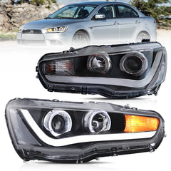 VLAND UK· LED Headlights For 2008-2017 Mitsubishi Lancer / EVO X