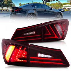 VLAND UK LED Tail Lights For 2006-2013 Lexus IS250 IS350 ISF IS200d IS220d(XE20)
