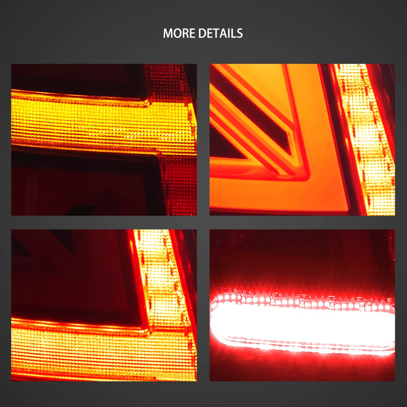 VLAND UK 01-06 Mini R Series R50 R52 R53 LED Tail Lights