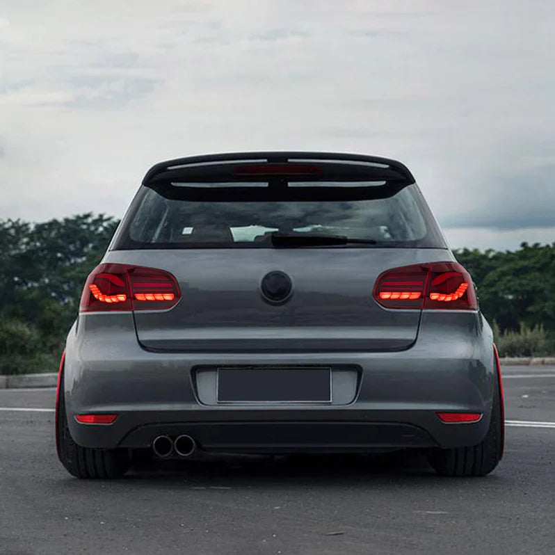 VLAND UK LED Tail Lights for Volkswagen Golf 6 MK6 2009-2014 (GTS Style) with E-Mark