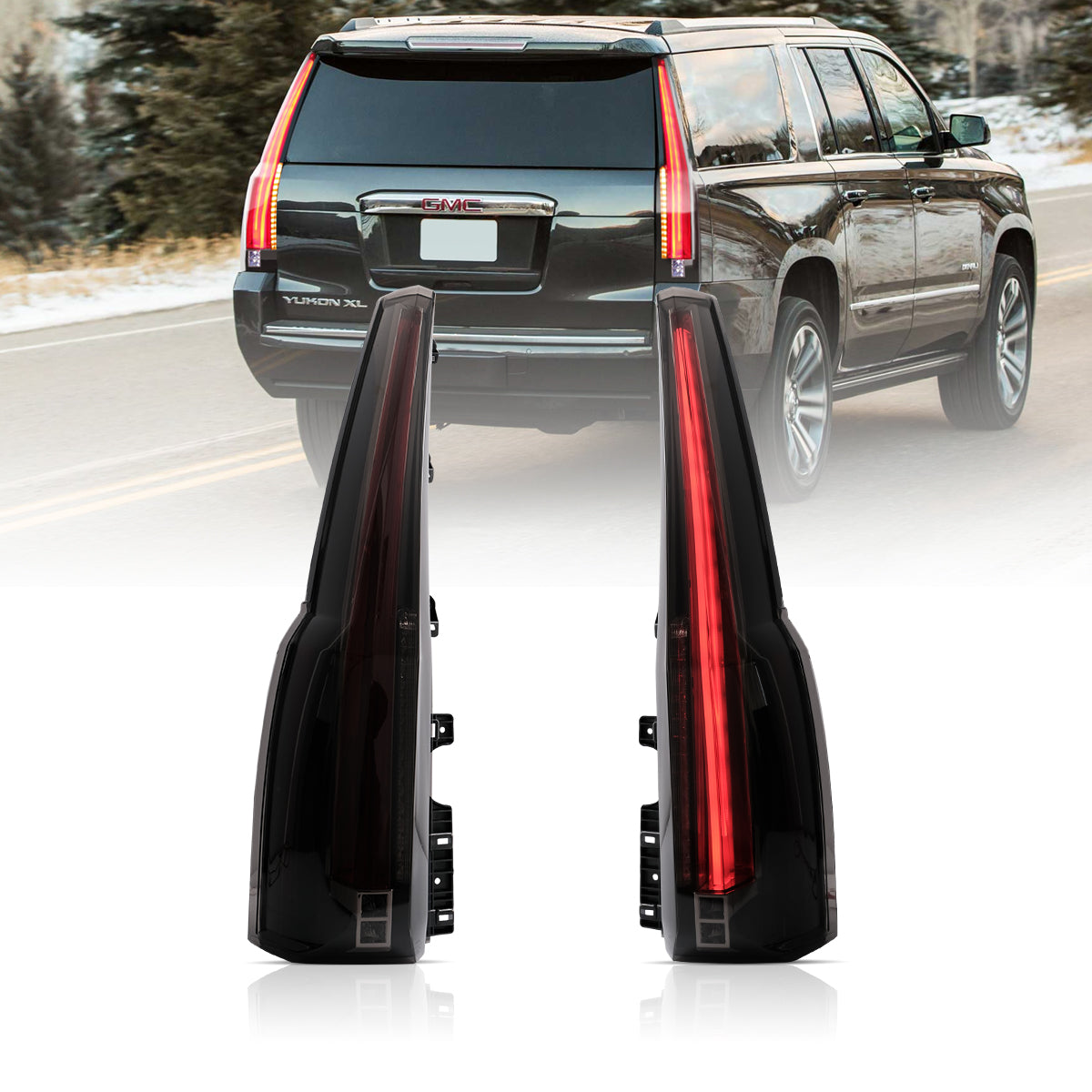 VLAND UK LED Tail Lights For 2015-2020 GMC Yukon | Denali SUV