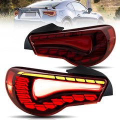 VLAND UK LED Tail Lights 2012-2020 Toyota 86 & Subaru BRZ & Scion FRS [Dragon Style]