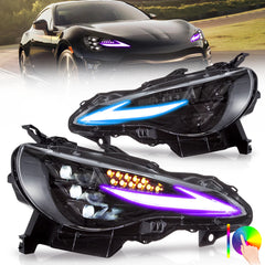 VLAND UK 2012-2020 Toyota 86 GT86 & Scion Frs & Subaru Brz  RGB LED Headlights