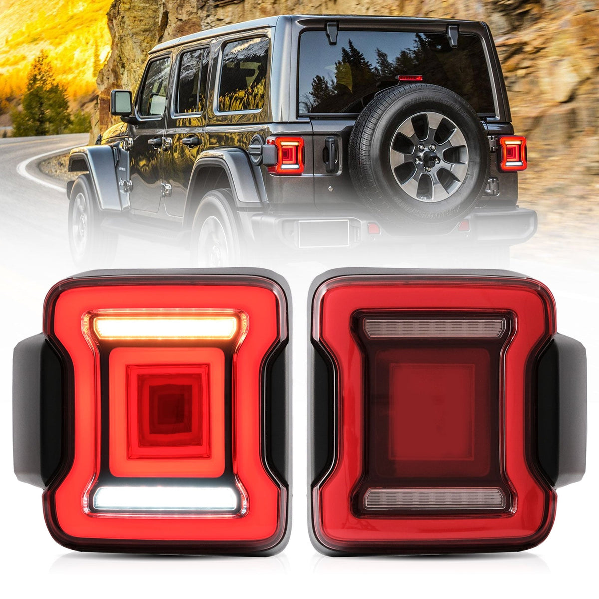 VLAND UK 2018-2023 Jeep Wrangler JL LED Taillights