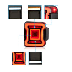 VLAND UK 2018-2023 Jeep Wrangler JL LED Taillights