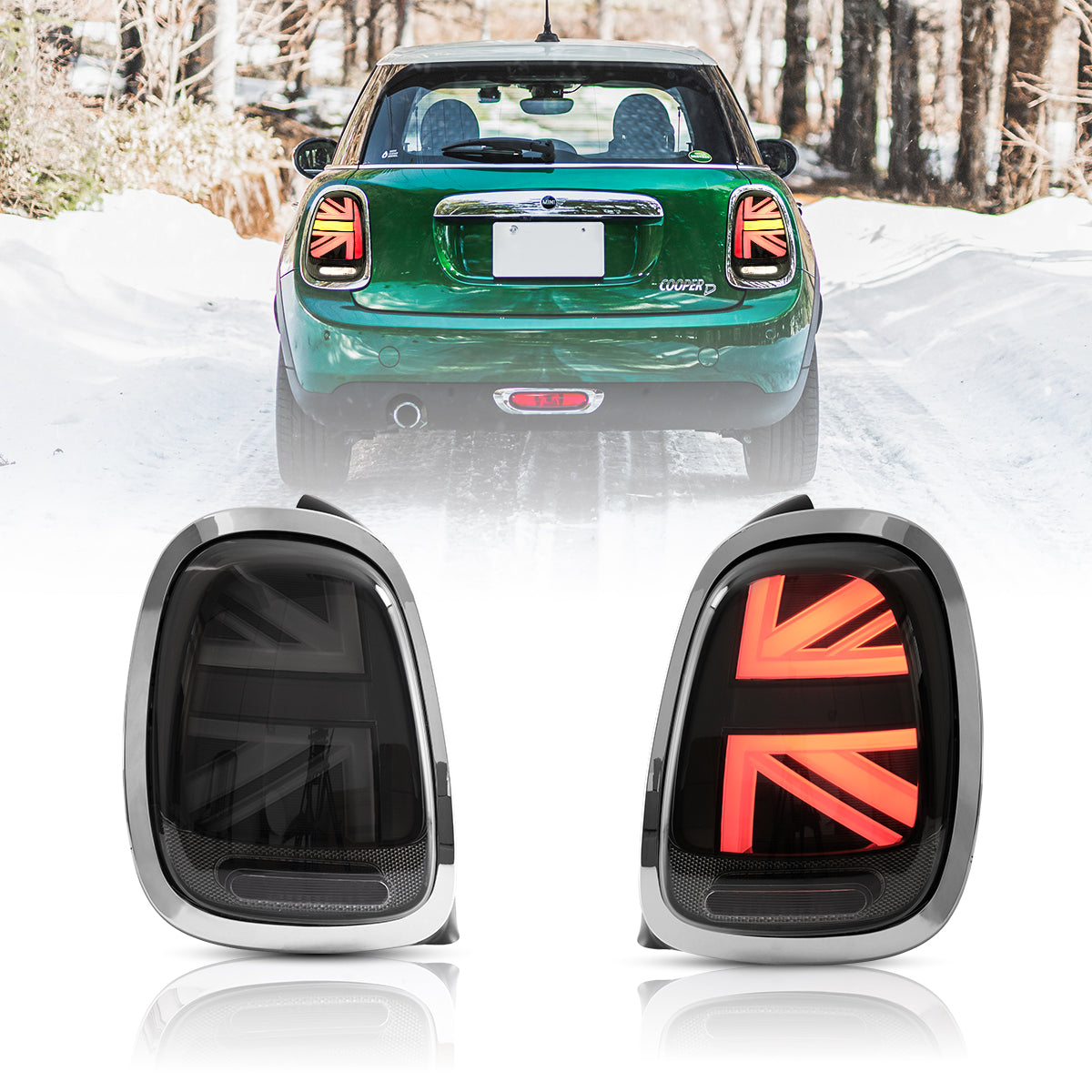 VLAND UK LED Tail Lights 2014-2019 Mini Cooper Hatch F55 F56 F57