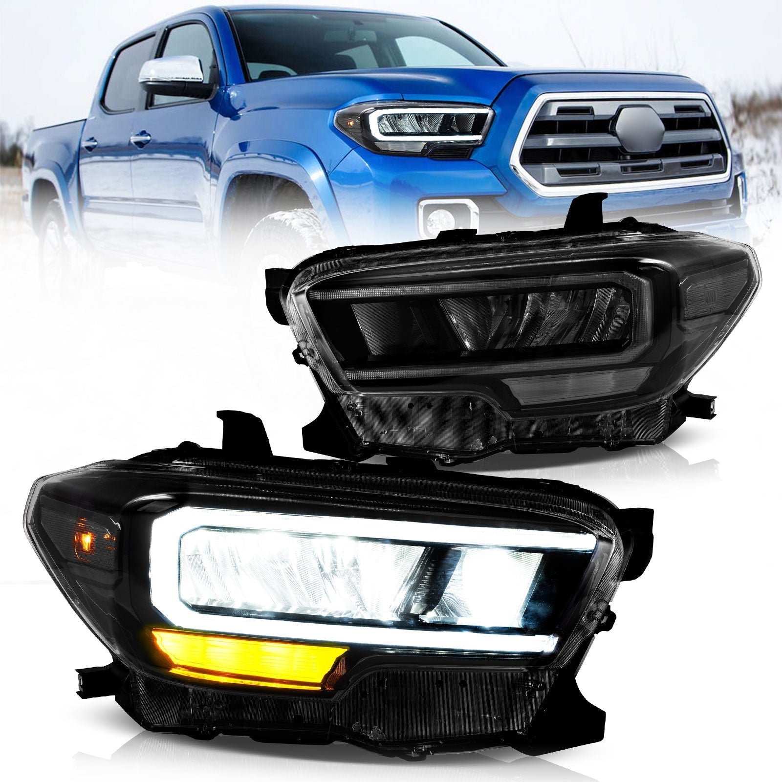 VLAND UK LED Headlights For 2016-2023 Toyota Tacoma