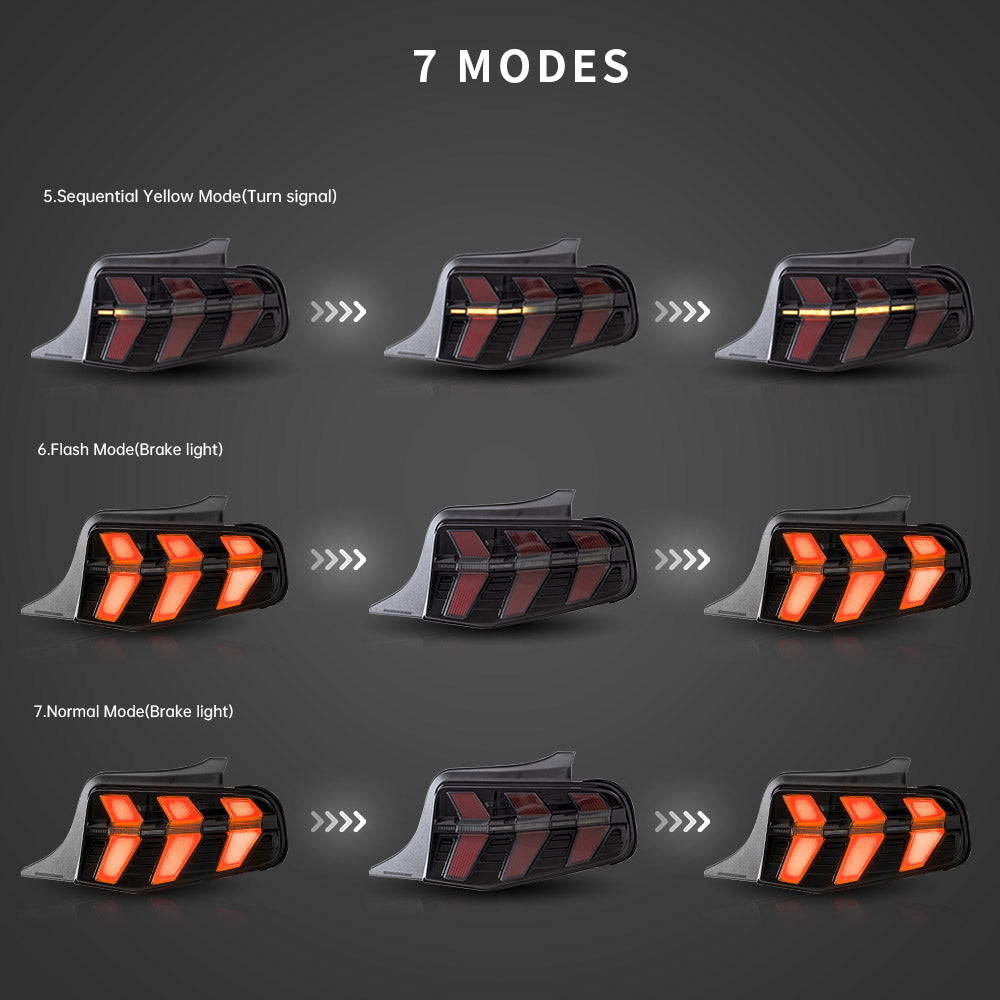 VLAND UK 2010 2011 2012 Ford Mustang LED Taillights