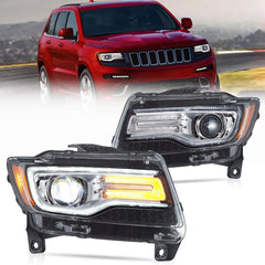 VLAND UK LED Headlights For 2011-2013 Jeep Grand Cherokee (WK2)