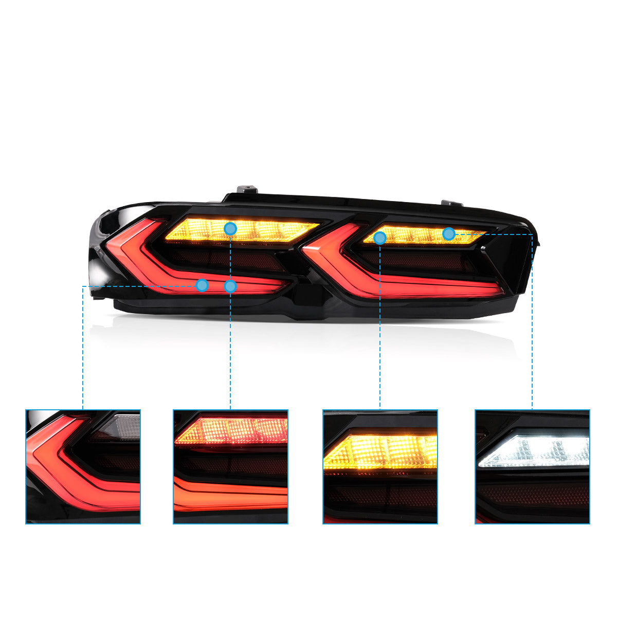 VLAND UK 2019-2024 Chevrolet Camaro  LED Taillights