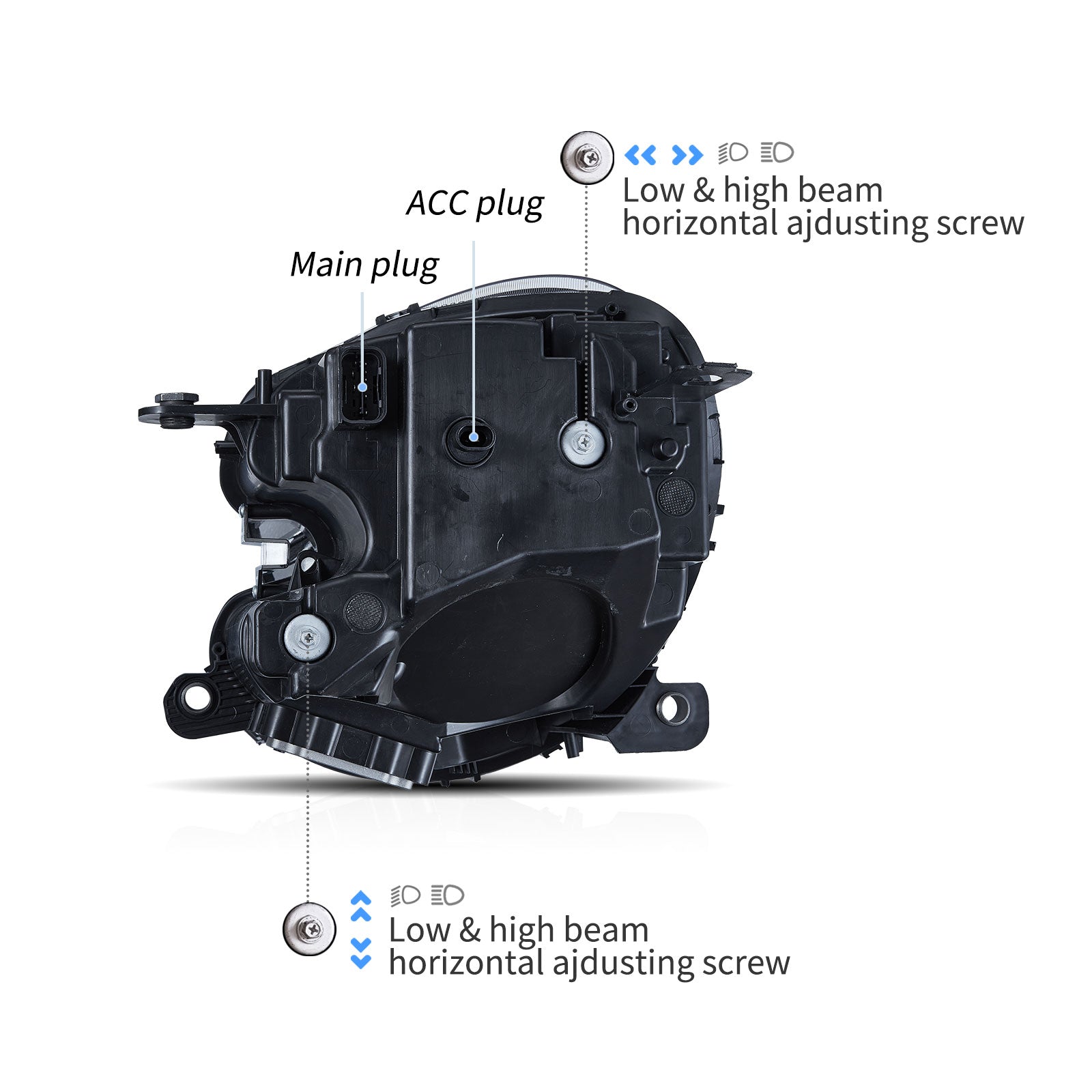 VLAND UK LED Headlights-2010-2016 Mini Countryman R60