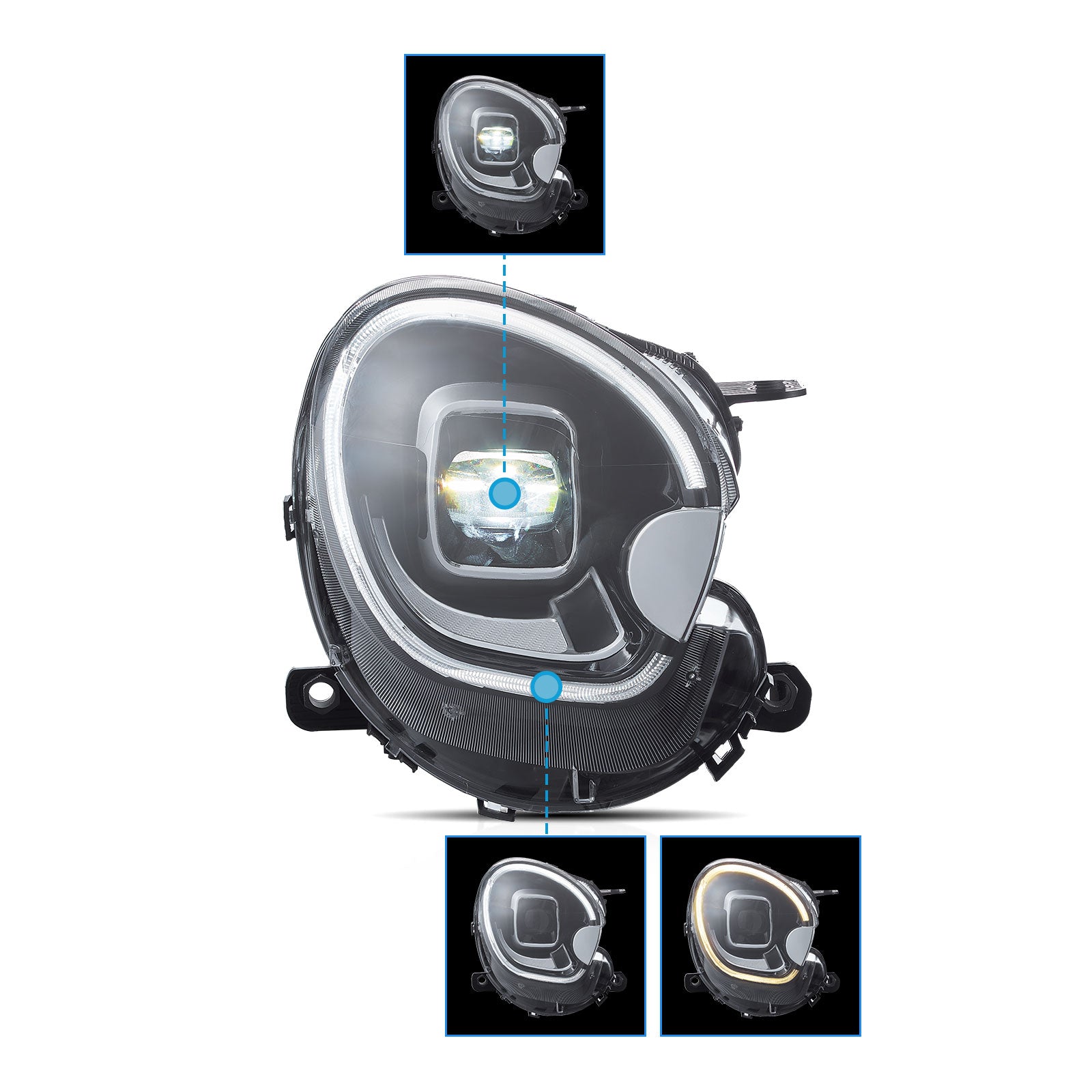 VLAND UK LED Headlights-2010-2016 Mini Countryman R60