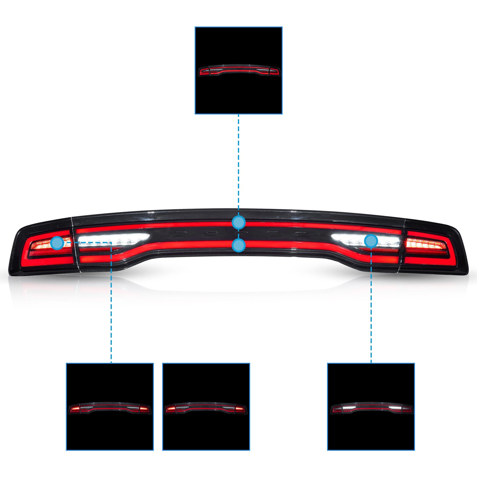 VLAND UK 2011-2014 Dodge Charger  LED Taillights