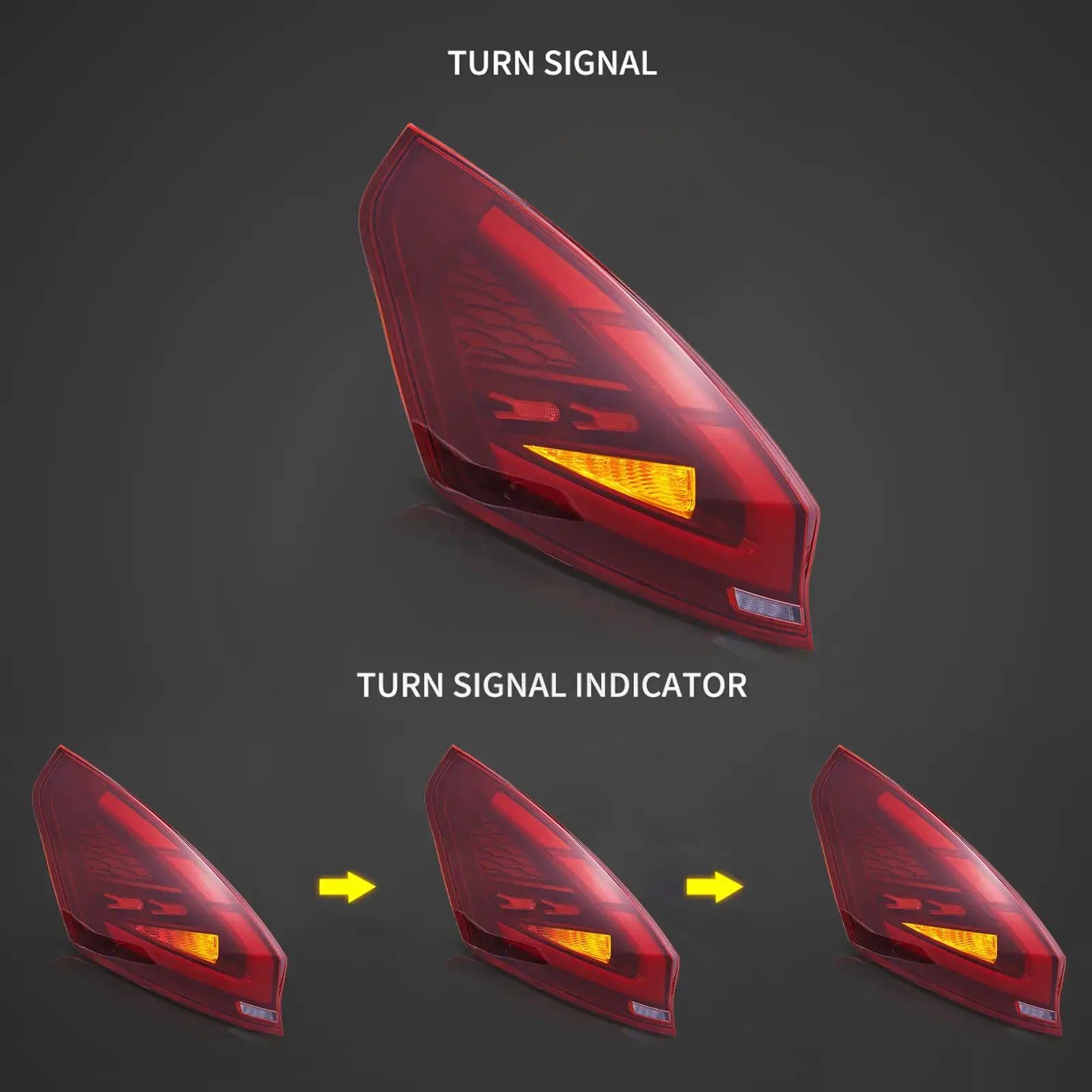 VLAND UK 09-17 Ford Fiesta Hatchback Vland LED Tail Lights