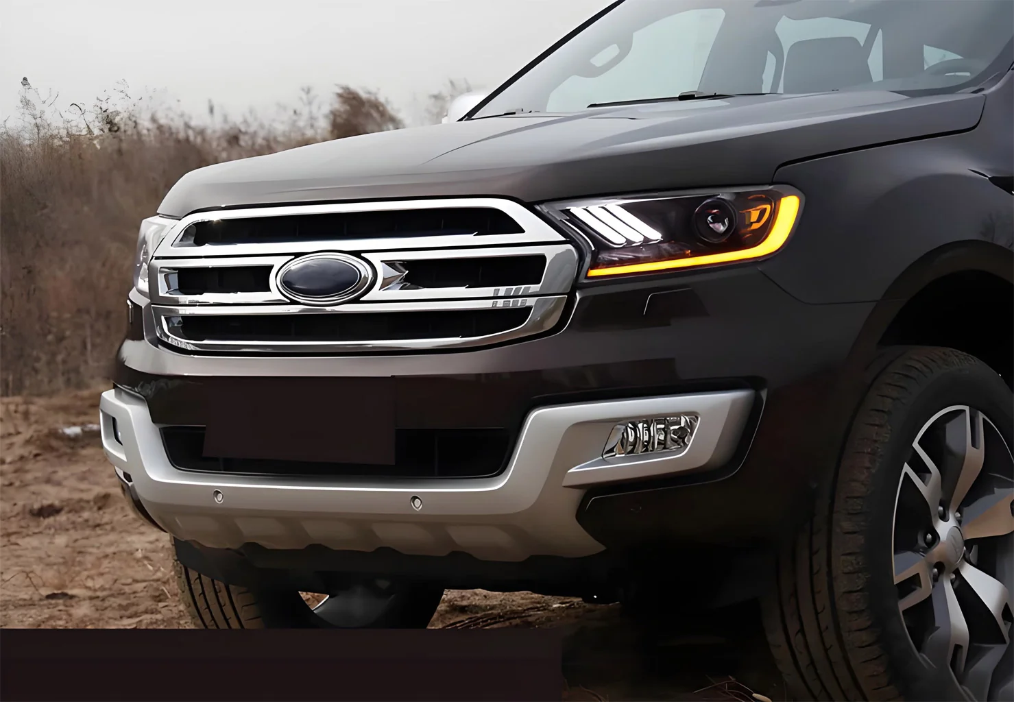 VLAND UK Mustang-Style Headlights For 2016-2022 Ford Ranger PX2 PX3