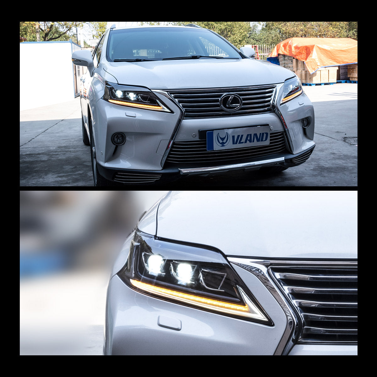 VLAND UK LED Headlights 2013-2015 Lexus RX 270 350 450h