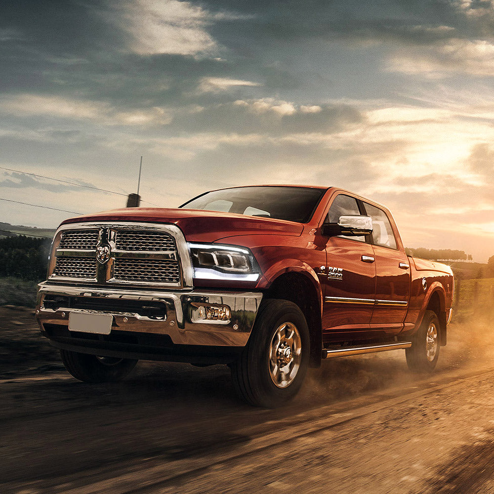 VLAND UK LED Headlights 2009-2018 Dodge RAM 1500 2500 3500 with E-Mark