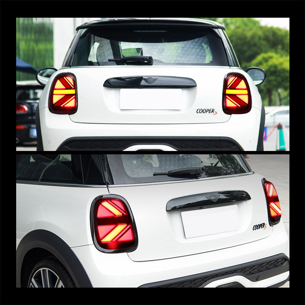 VLAND UK Full LED Taillights For 2014-2019 Mini Cooper Hatch F55 F56 F57