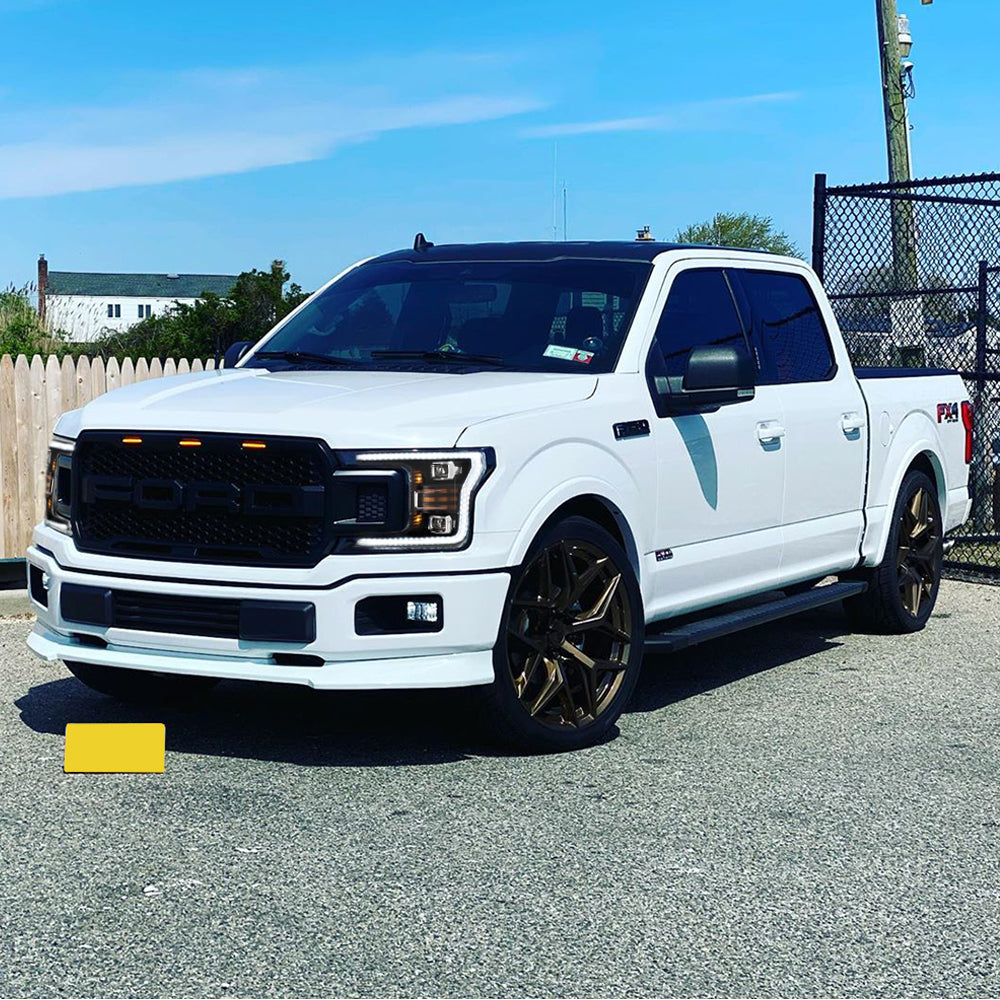 VLAND UK LED Dual Beam Headlights For 2018-2020 Ford F150 with E-Mark