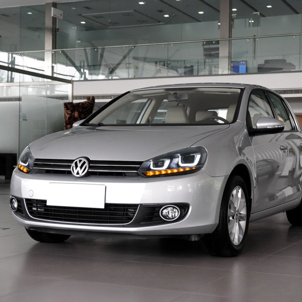 VLAND UK LED Headlights 2009-2014 Volkswagen Golf 6 MK6 with E-Mark