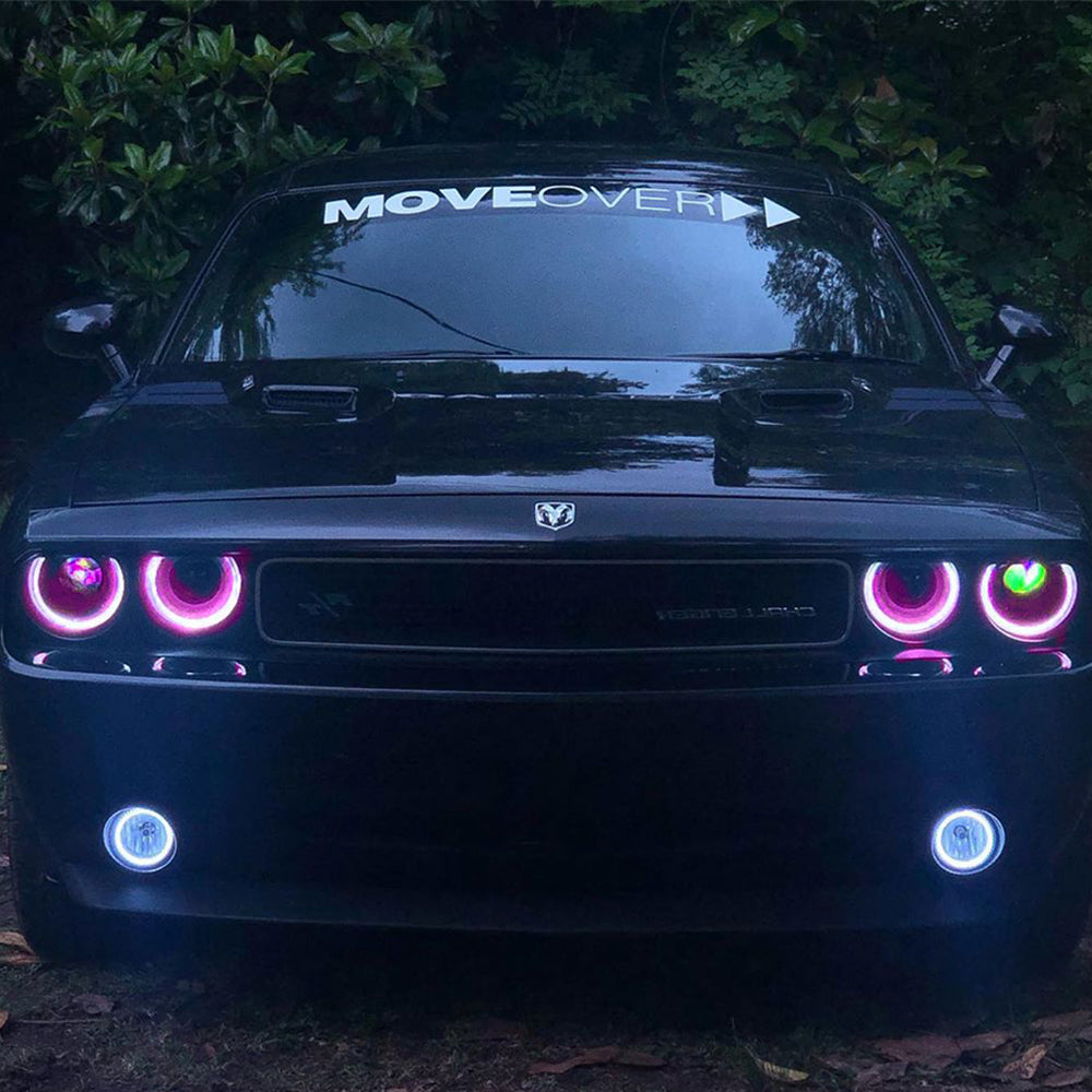 VLAND UK LED Headlights RGB Style Dodge Challenger 2008-2014